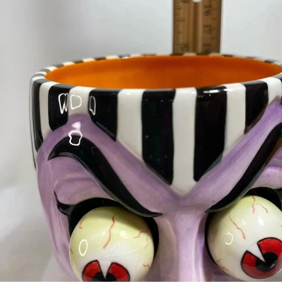 Department 56 Dracula Vampire Halloween Google Eyes Mug Limited Ed. Sm. Chip - Picture 9 of 9